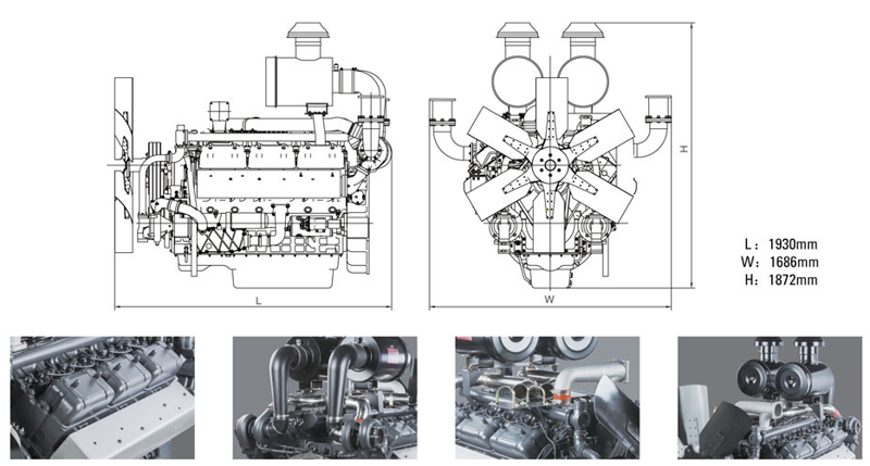 上柴股份600千瓦柴油發(fā)電機組技術(shù)參數(shù)規(guī)格型號